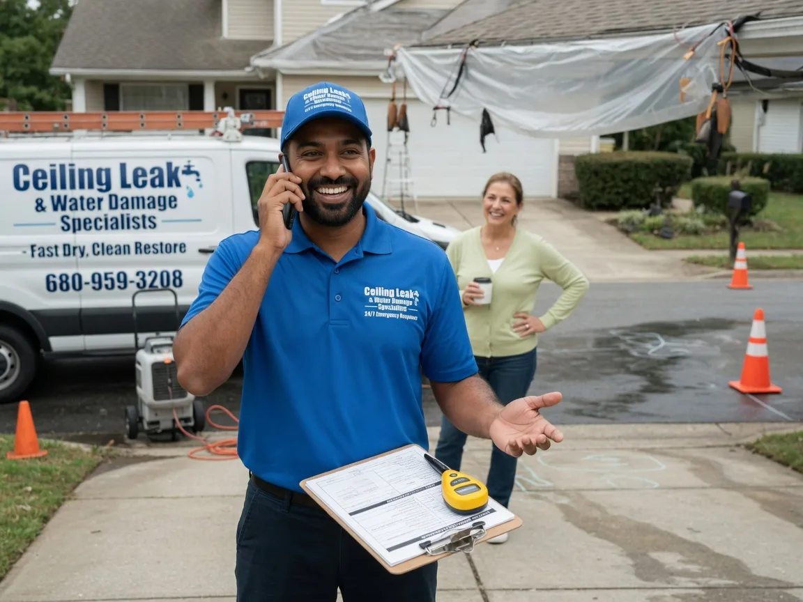 Ceiling Leak Cleanup Dudley, GA FAQs